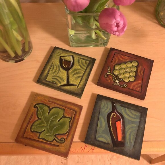 Coasters | Set of 4 Drink Coaster Set - Picture 2 of 9